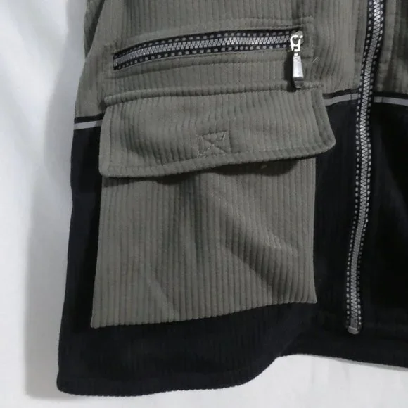 COLUMBIA SPORTSWEAR | size 18 | Ribbed Zip-Up Vest With Velcro Pockets | NWOT - Picture 6 of 16